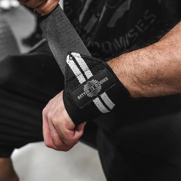 Better Bodies Elastic Wrist Wraps, Black