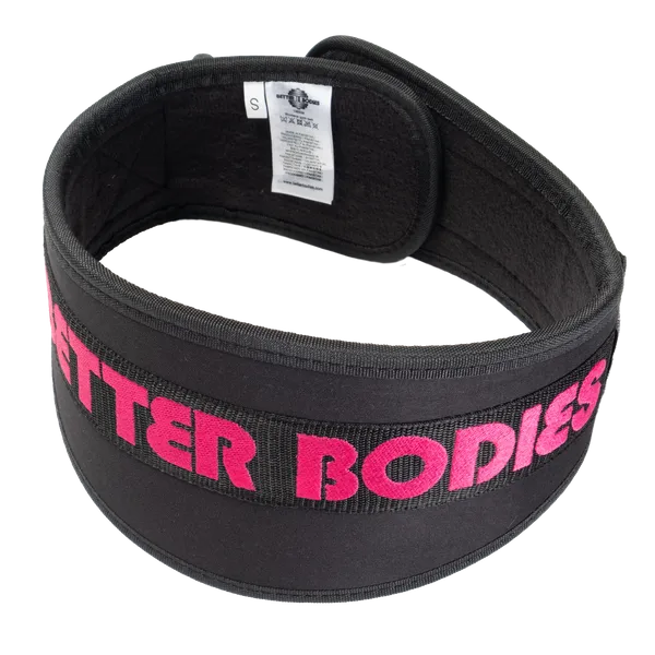 Better Bodies Dame træningsbælte, Sort/Pink