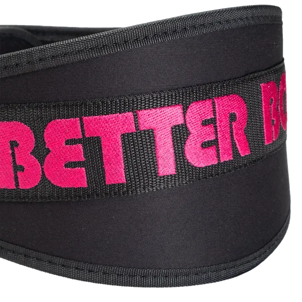 Better Bodies Dame træningsbælte, Sort/Pink