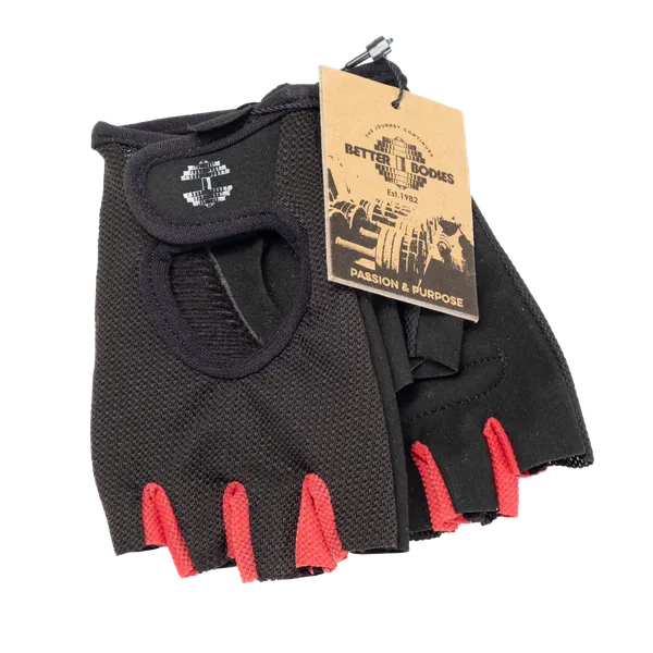 Better Bodies Womens train gloves, Black/Pink