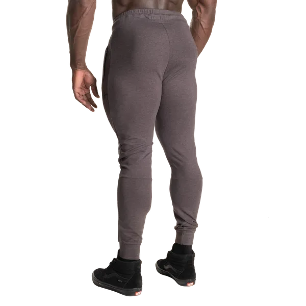 Better Bodies Tapered Joggers/Træningsbukser V2, Mørkegrå Melange