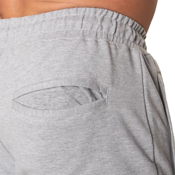 Better Bodies Tapered sweatshorts/træningsshorts, Lysegrå Melange