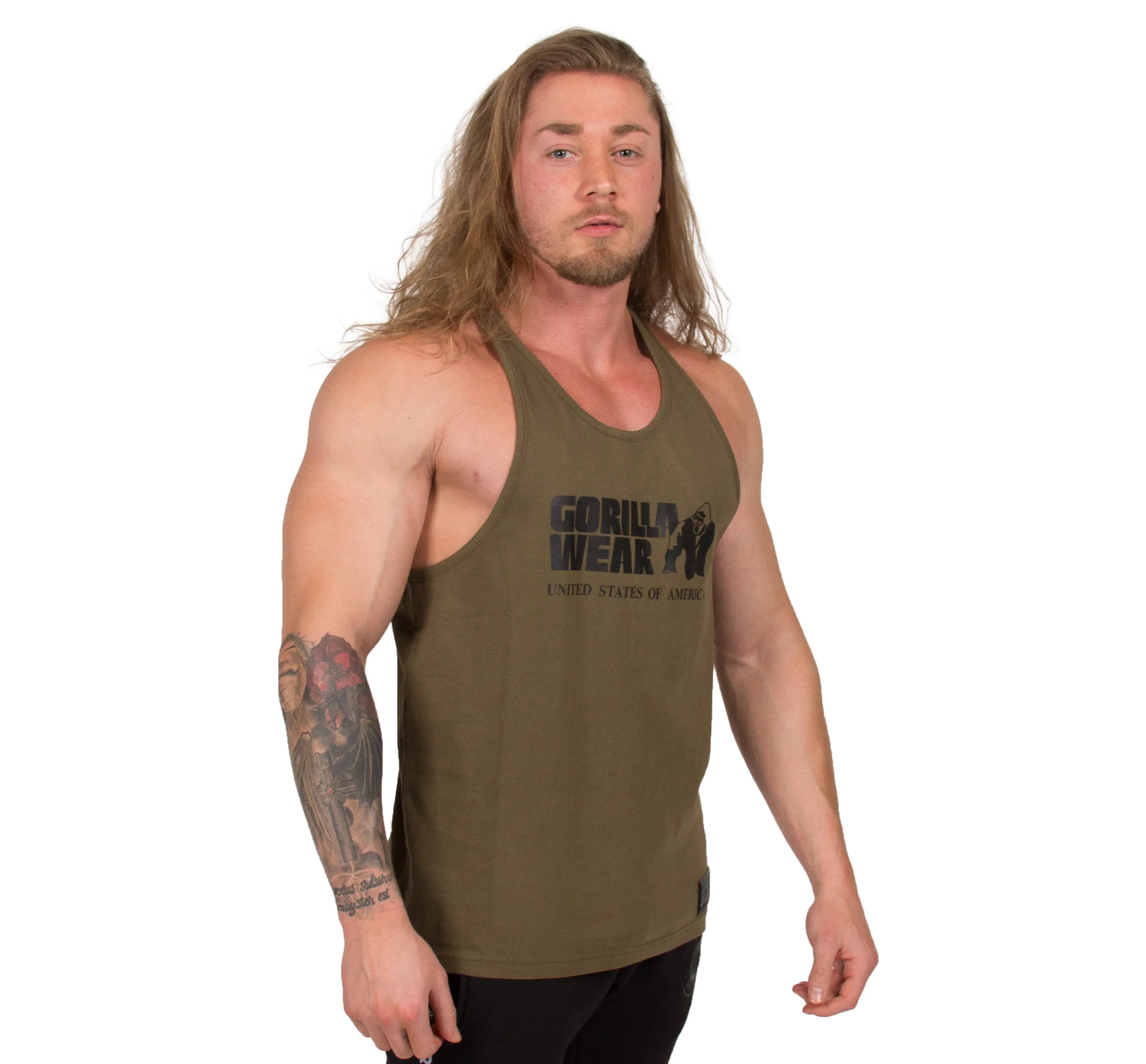 Gorilla Wear Classic Tank Top/Linne, army green