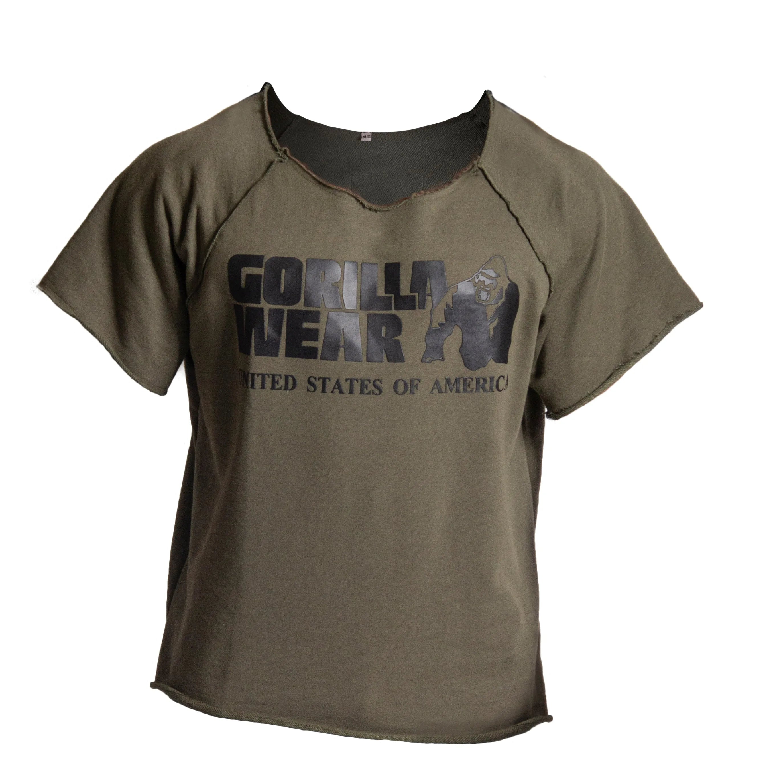 Gorilla Wear Classic Workout Top T-shirt, armygrøn