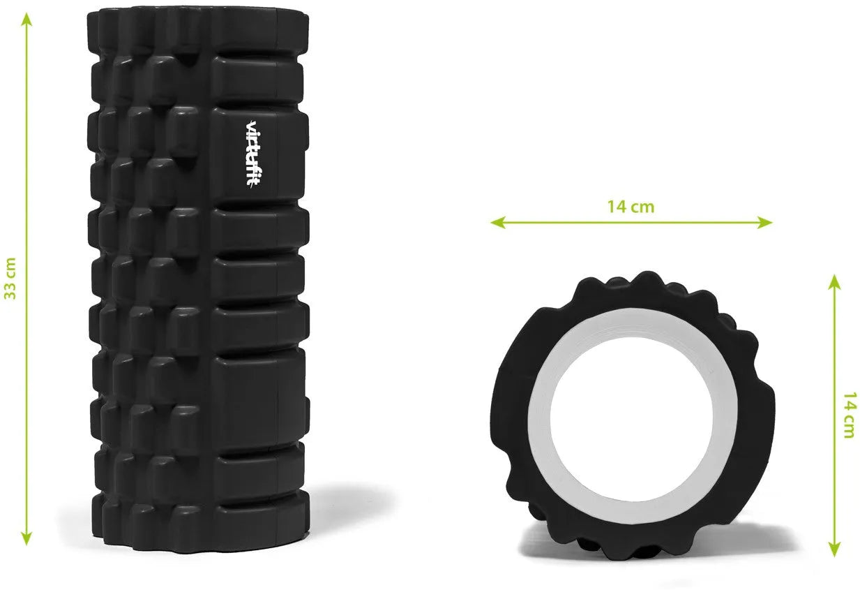 Virtufit Foam Roller 33 cm, black