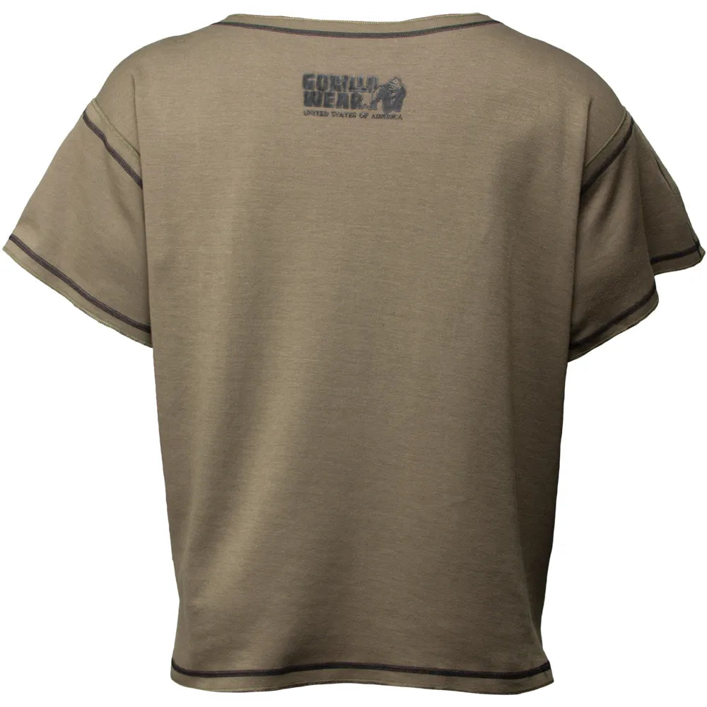 Gorilla Wear Sheldon Work Out Top T-shirt, army green