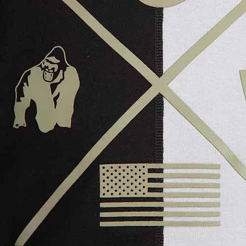 Gorilla Wear - Sterling Stringer Tanktop/Lin, sort/grå