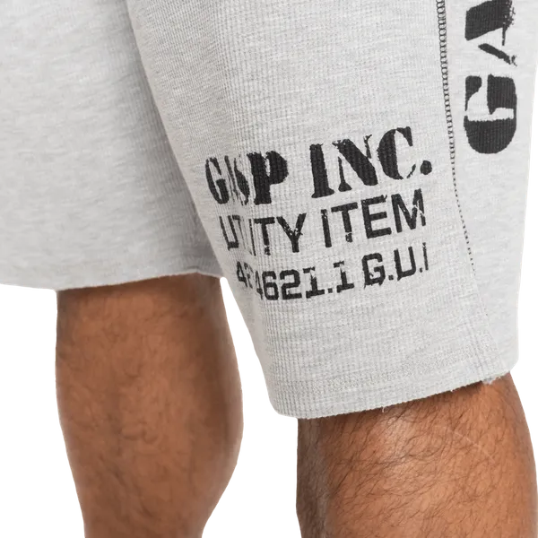 Gasp Termoshorts/træningsshorts, Grå Melange