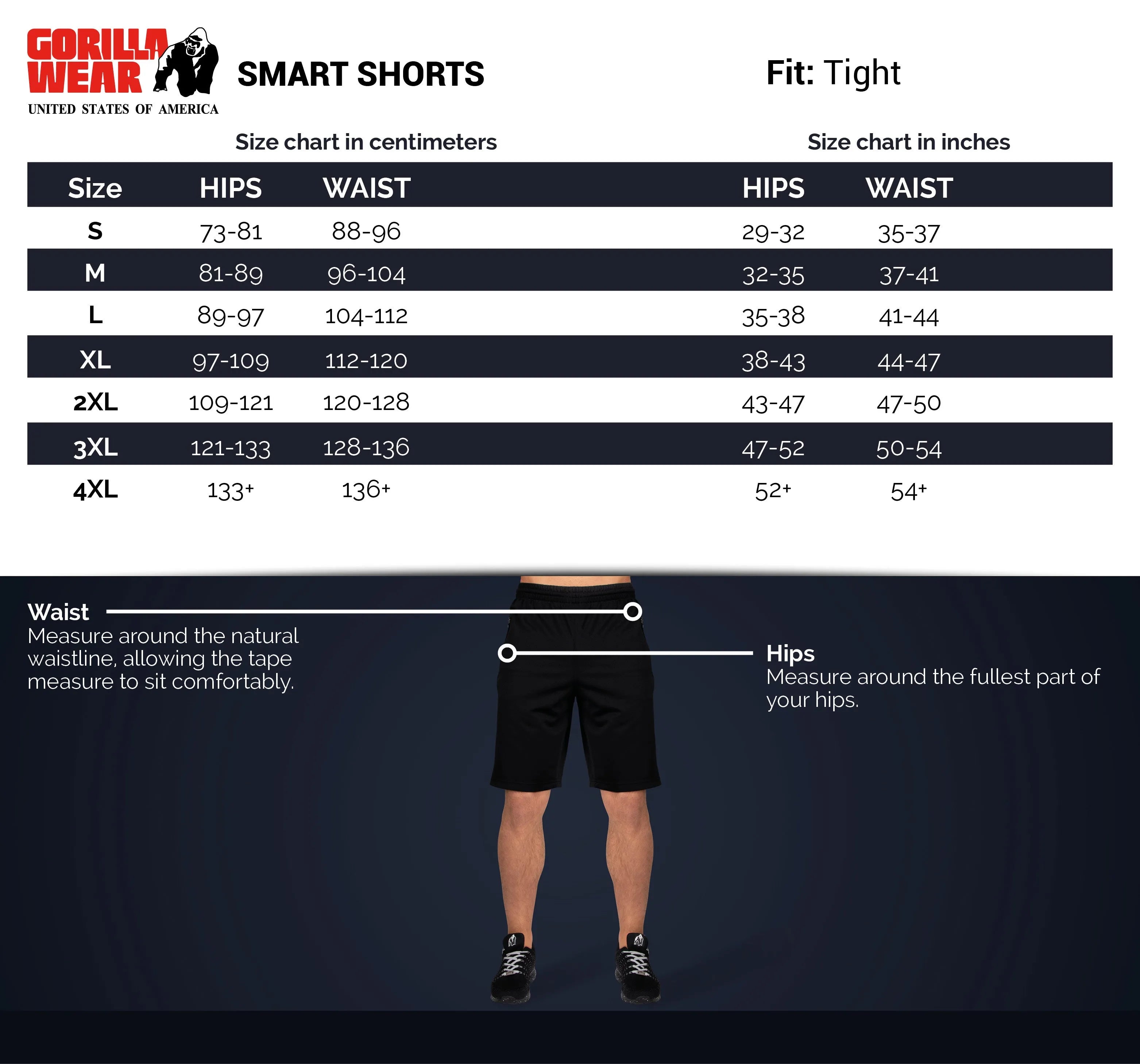 Gorilla Wear Smart Shorts/träningsshorts, army green