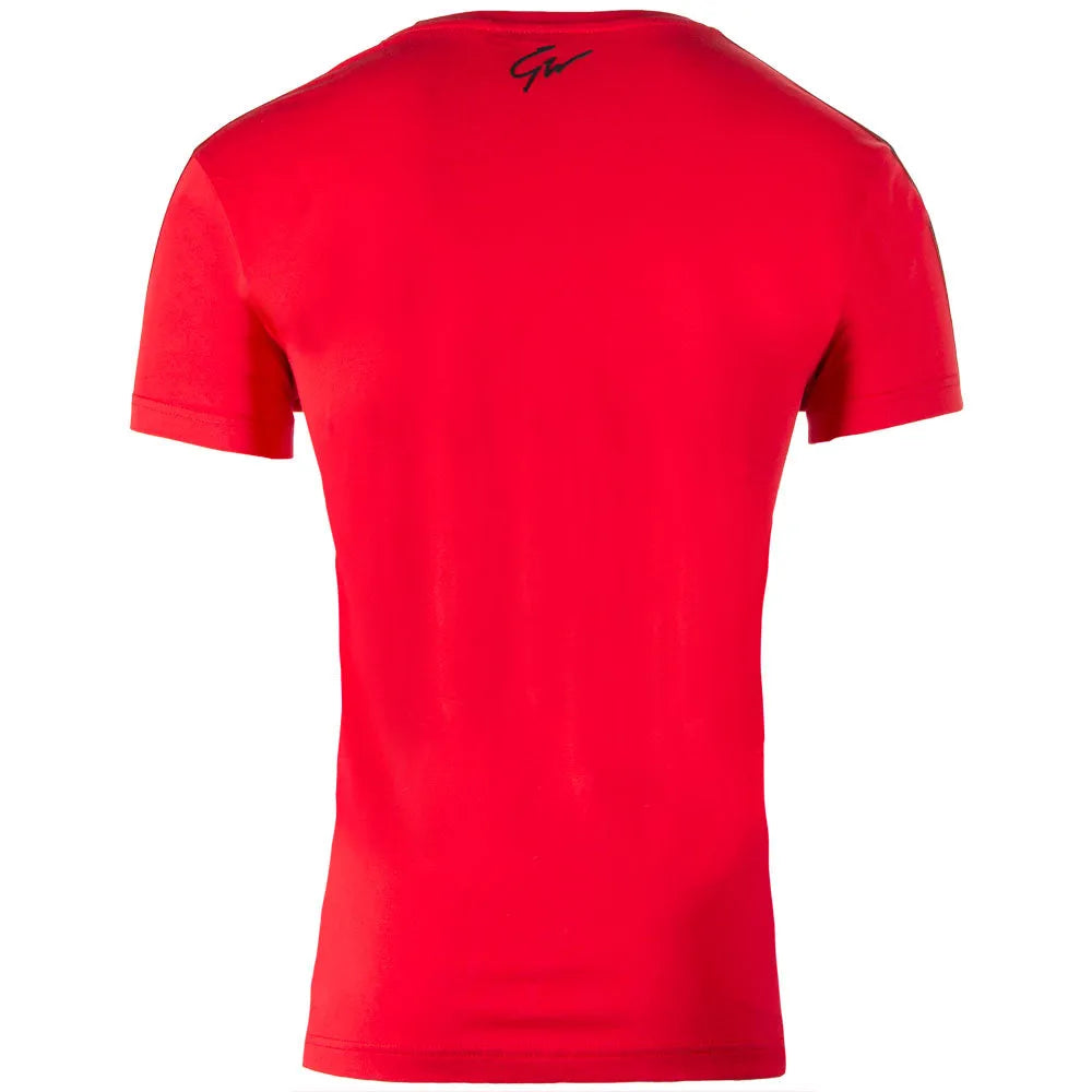 Gorilla Wear Chester T-shirt, rød/sort