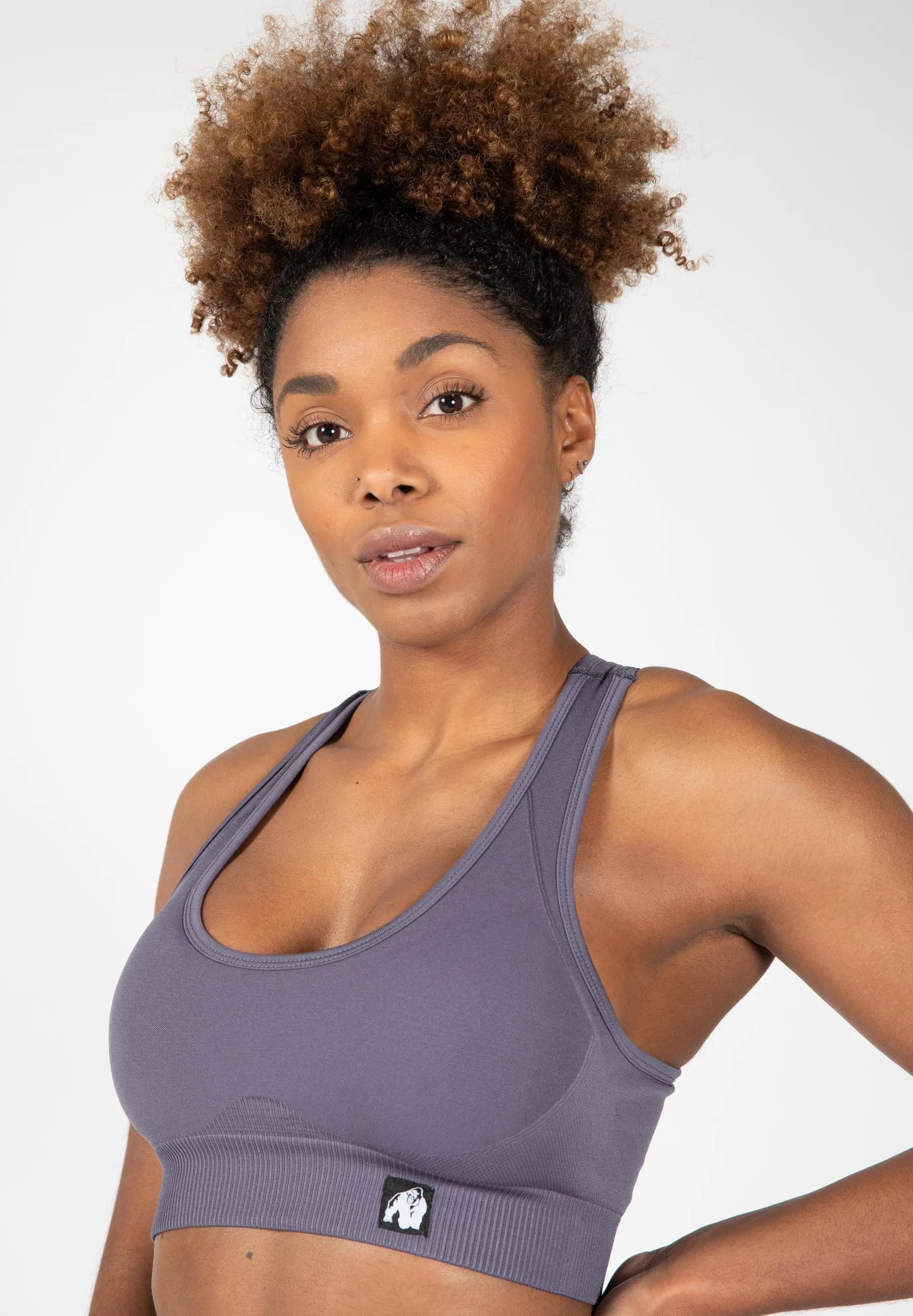 Gorilla Wear Yava Seamless Sport Bra/Sport-BH, grey