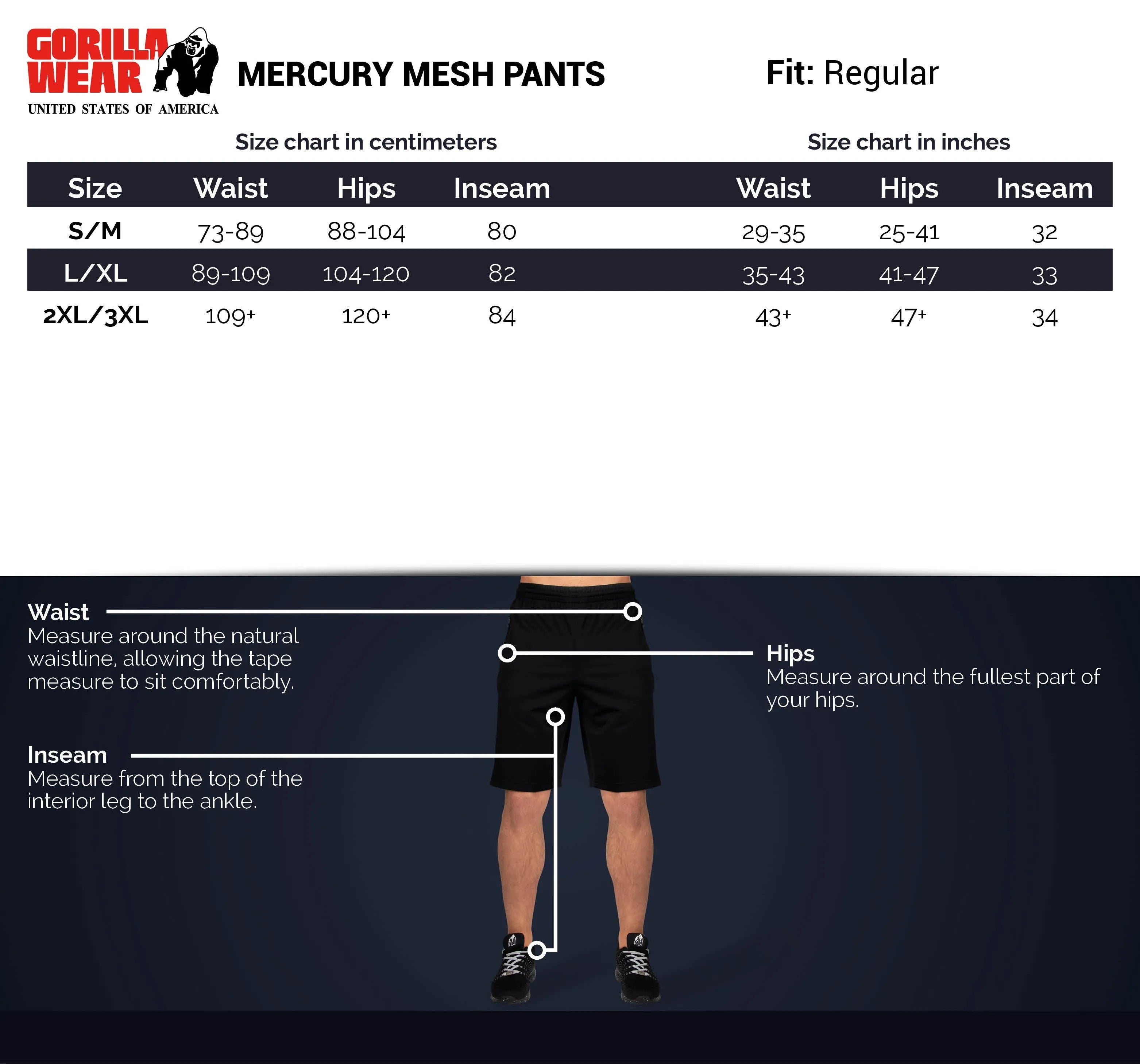 Gorilla Wear Mercury Mesh Pants/Träningsbyxor, grey/black