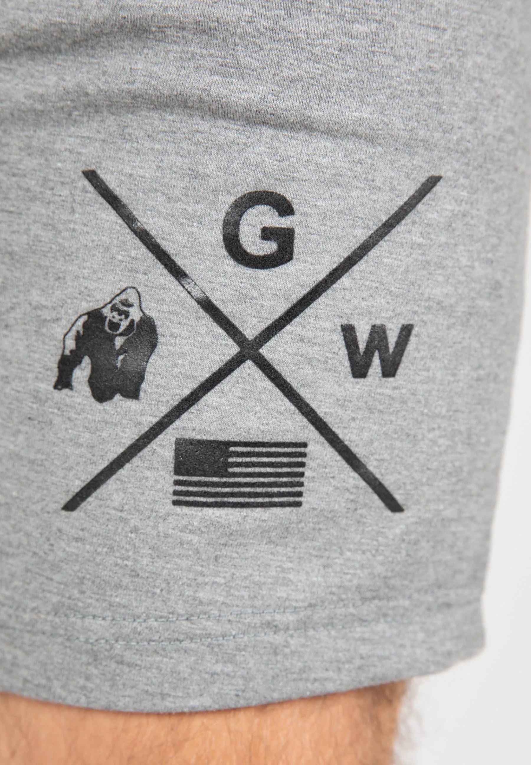 Gorilla Wear Cisco Shorts/træningsshorts, grå/sort