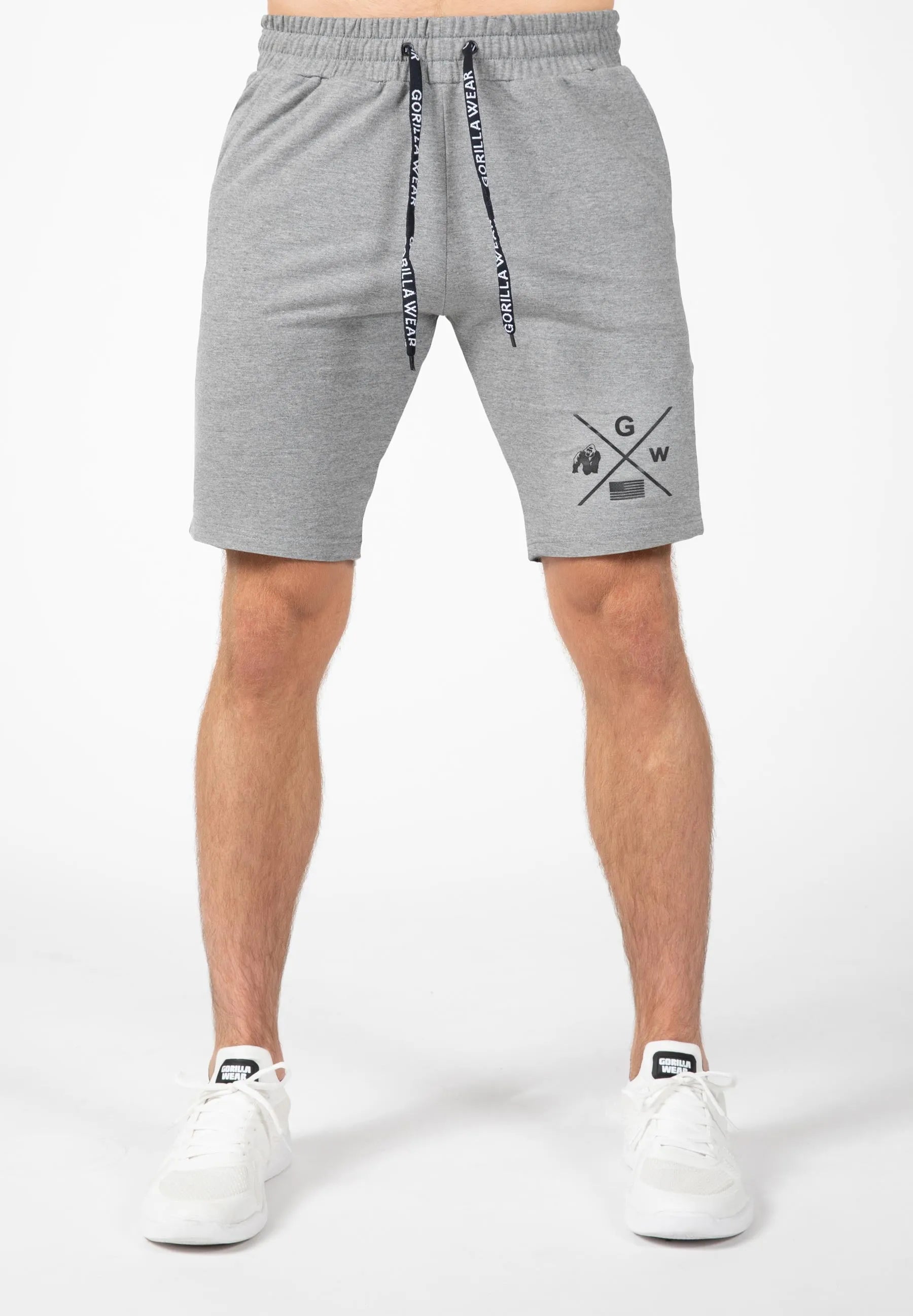 Gorilla Wear Cisco Shorts/træningsshorts, grå/sort