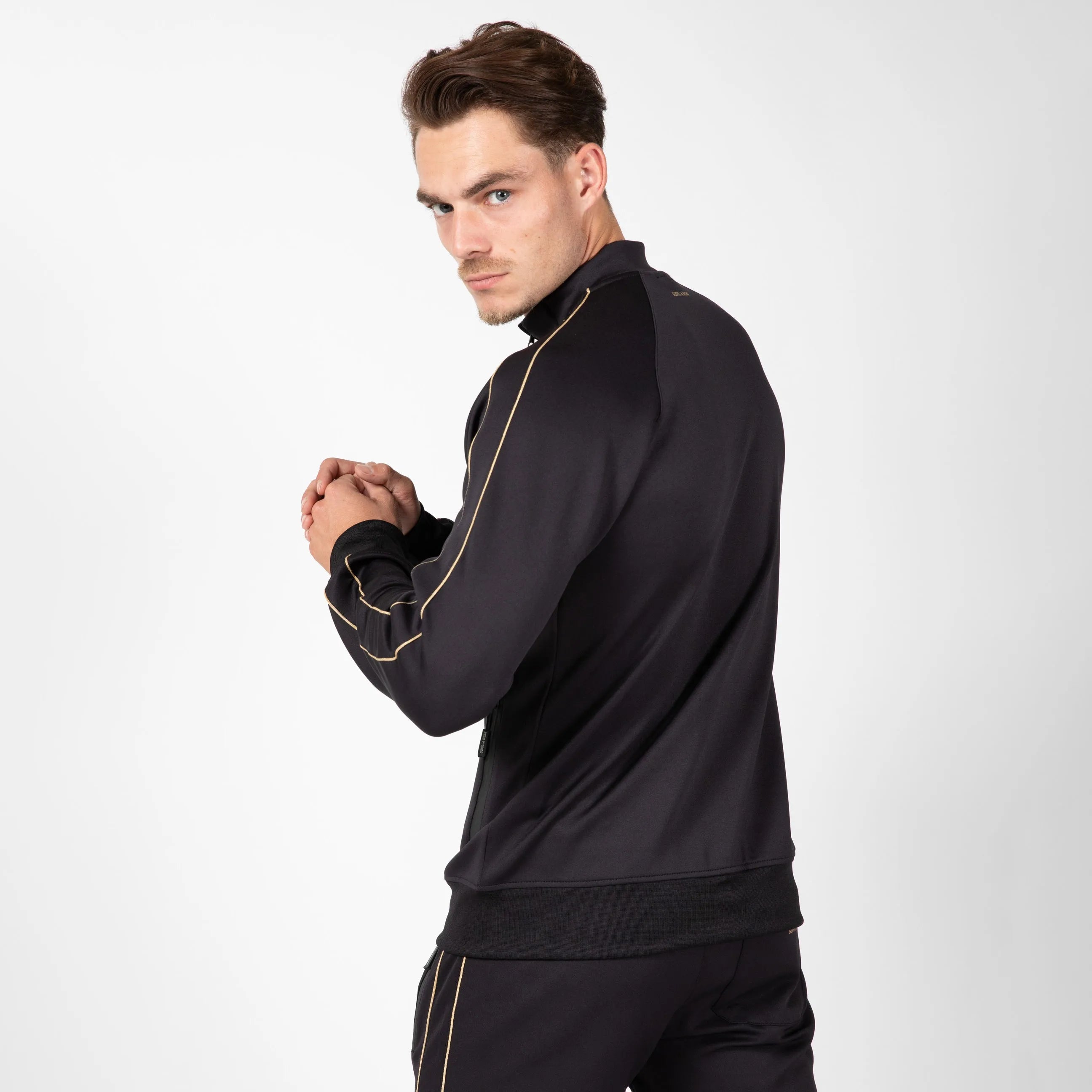 Gorilla Wear Wenden Track Jacket/Träningströja, black/gold