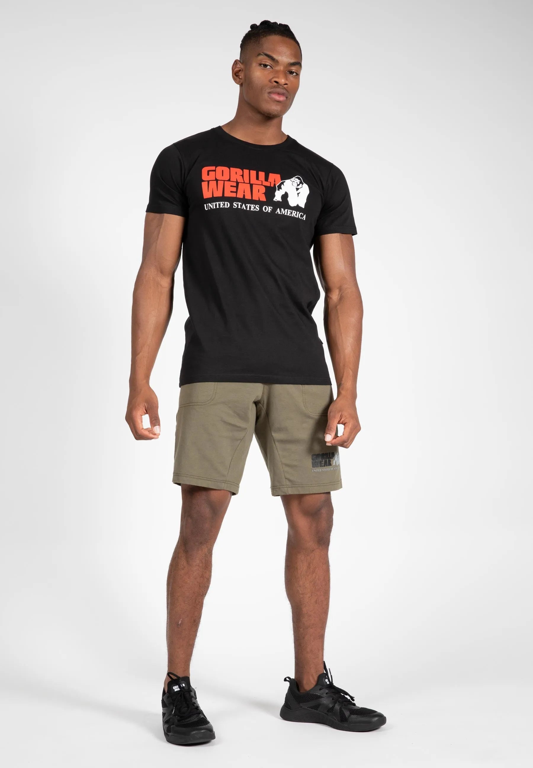 Gorilla Wear klassisk t-shirt, sort