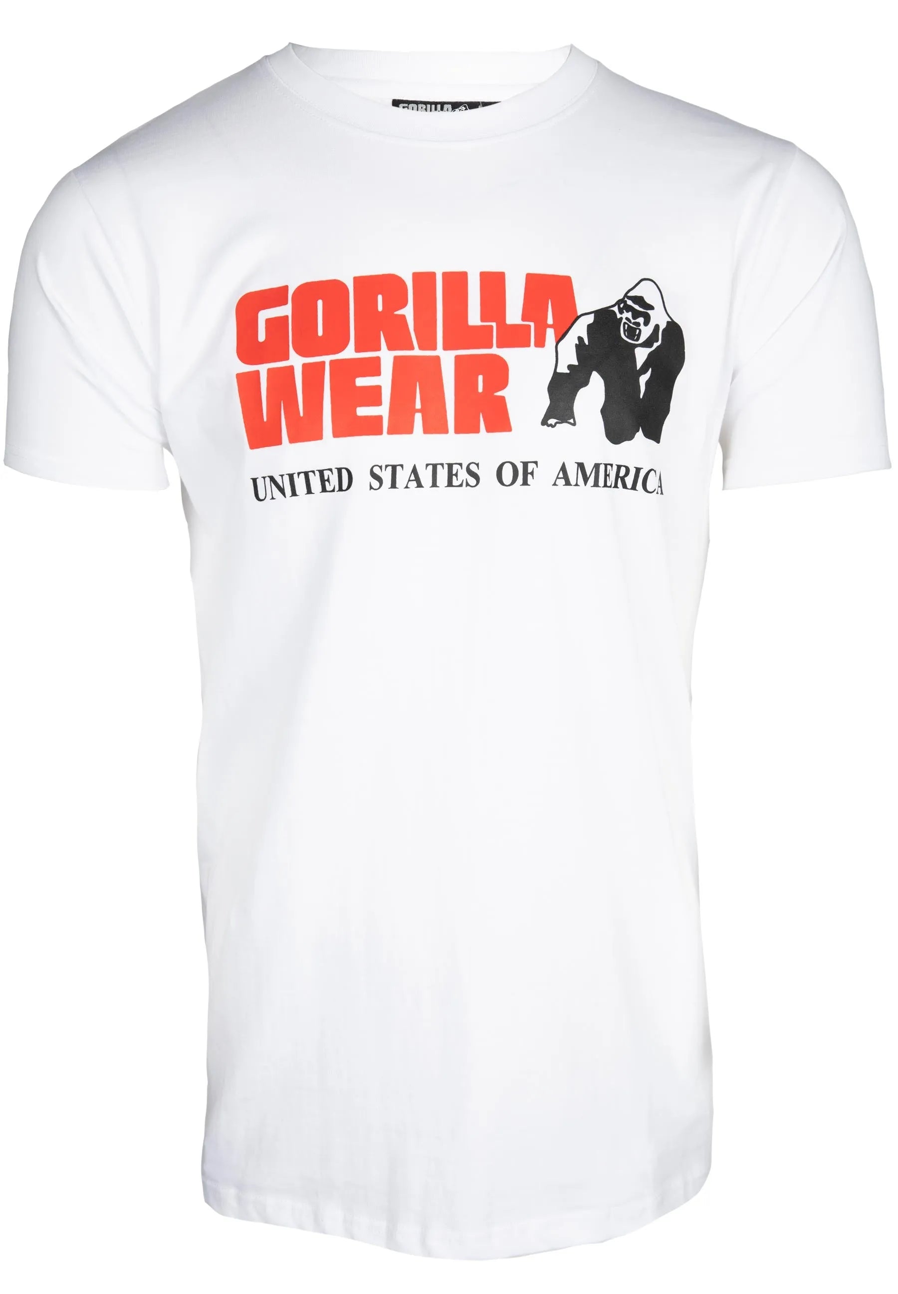 Gorilla Wear klassisk T-shirt, hvid