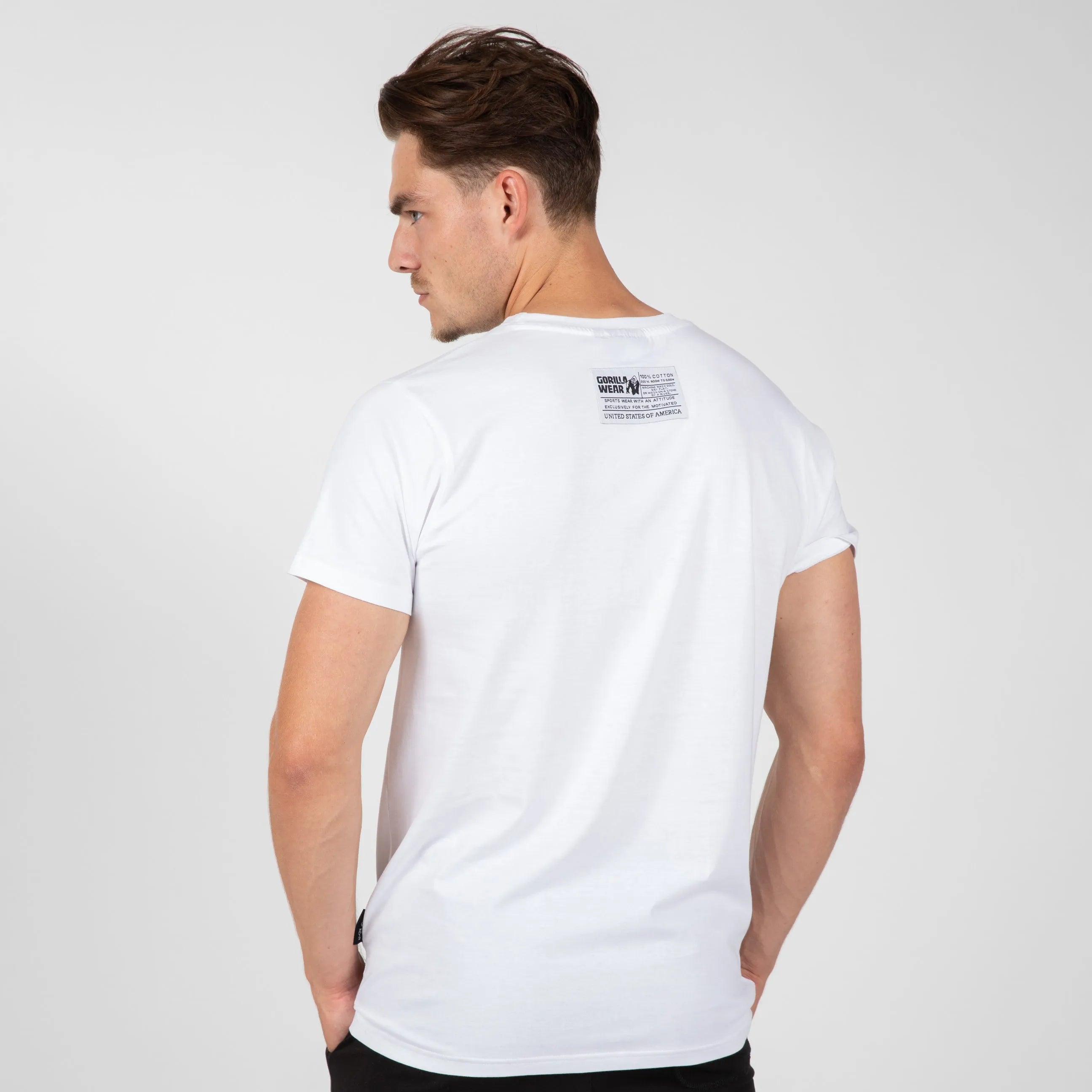 Gorilla Wear klassisk T-shirt, hvid