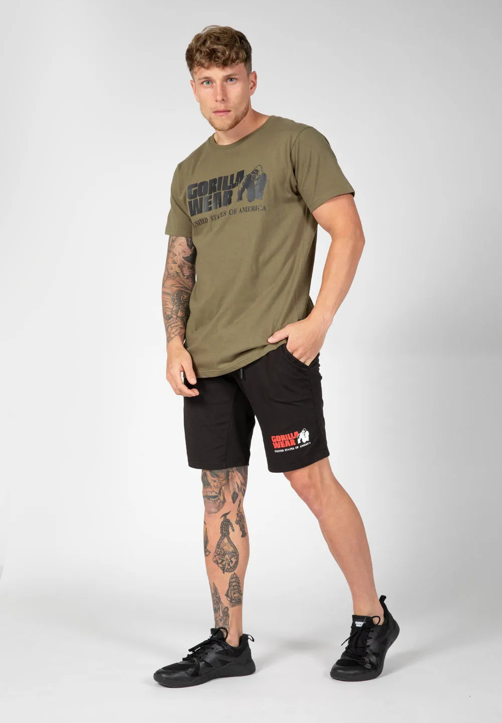 Gorilla Wear Classic T-shirt, armygrøn