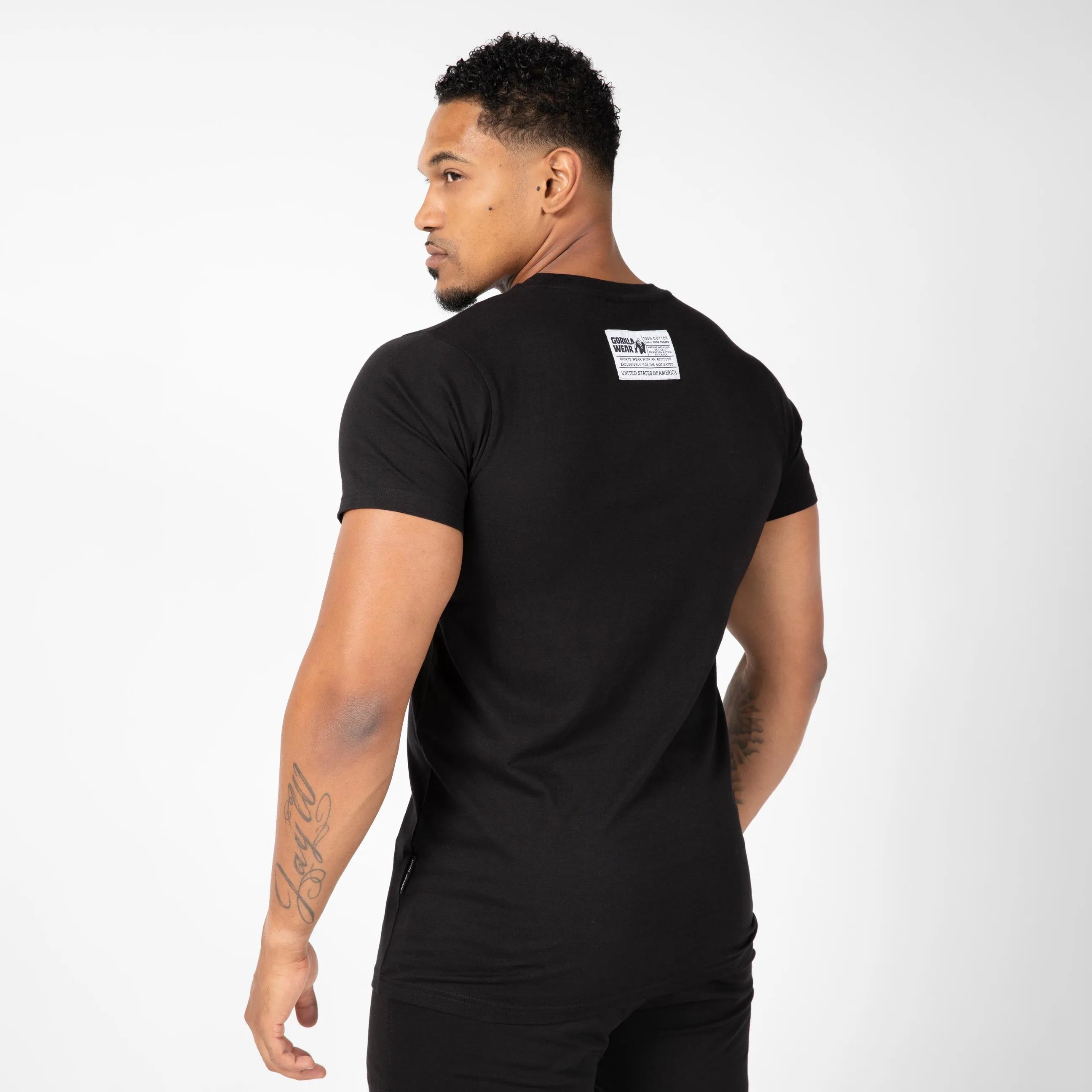 Gorilla Wear Classic T-shirt, sort/guld