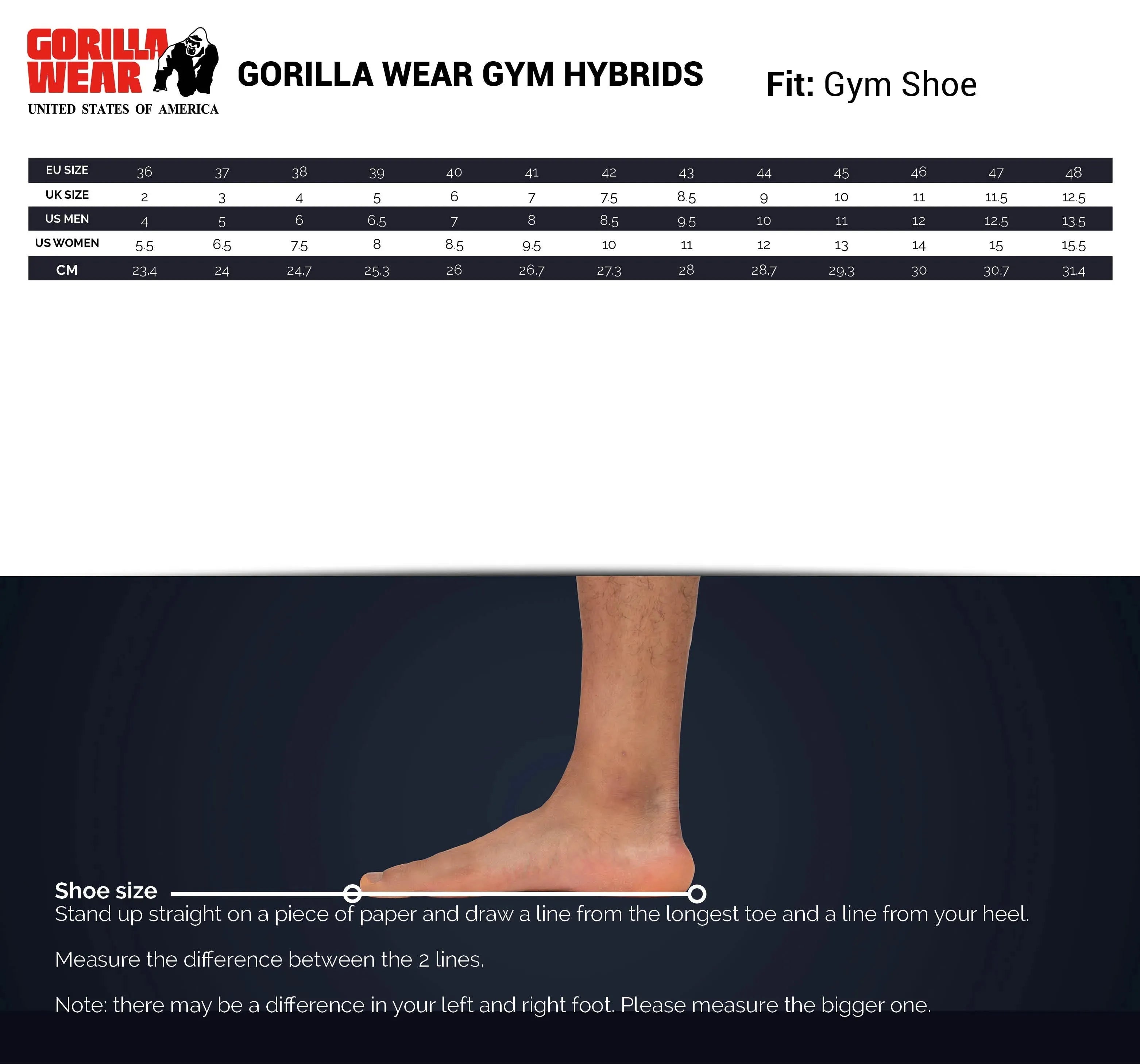 Gorilla Wear Gym Hybrids, grøn/grøn