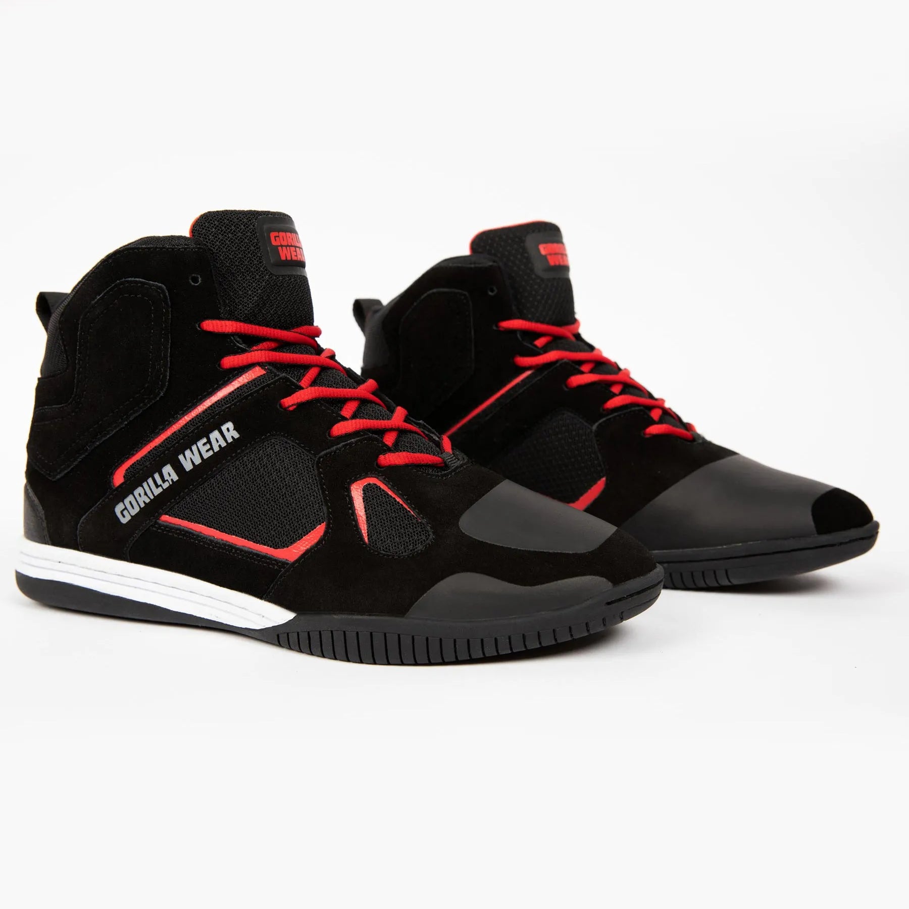 Gorilla Wear Troy High Tops, black/red