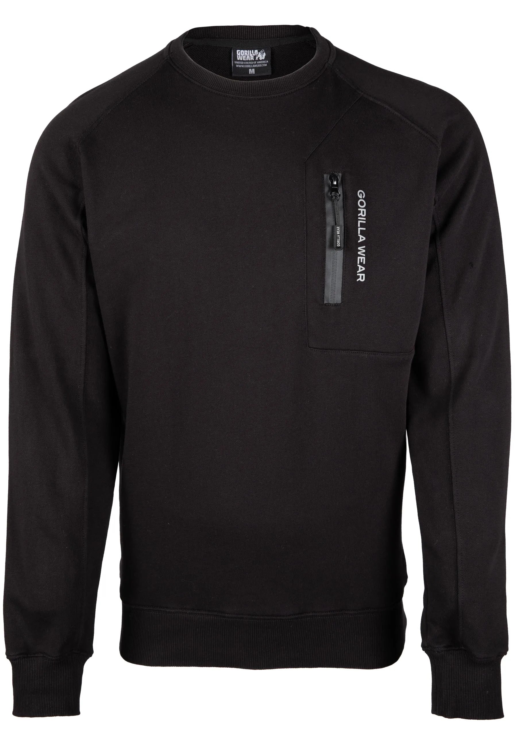 Gorilla Wear Newark sweatshirt/træningstrøje, sort