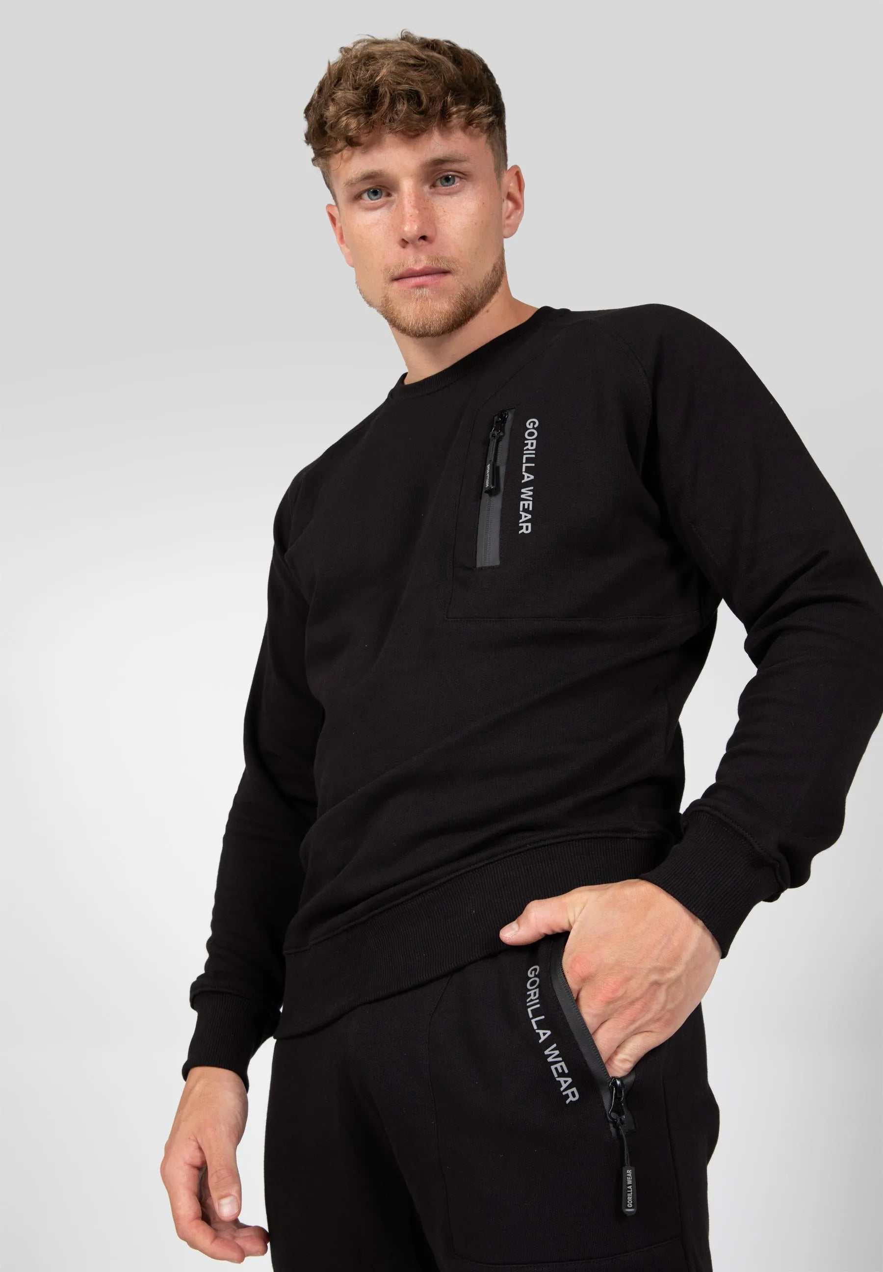 Gorilla Wear Newark sweatshirt/træningstrøje, sort