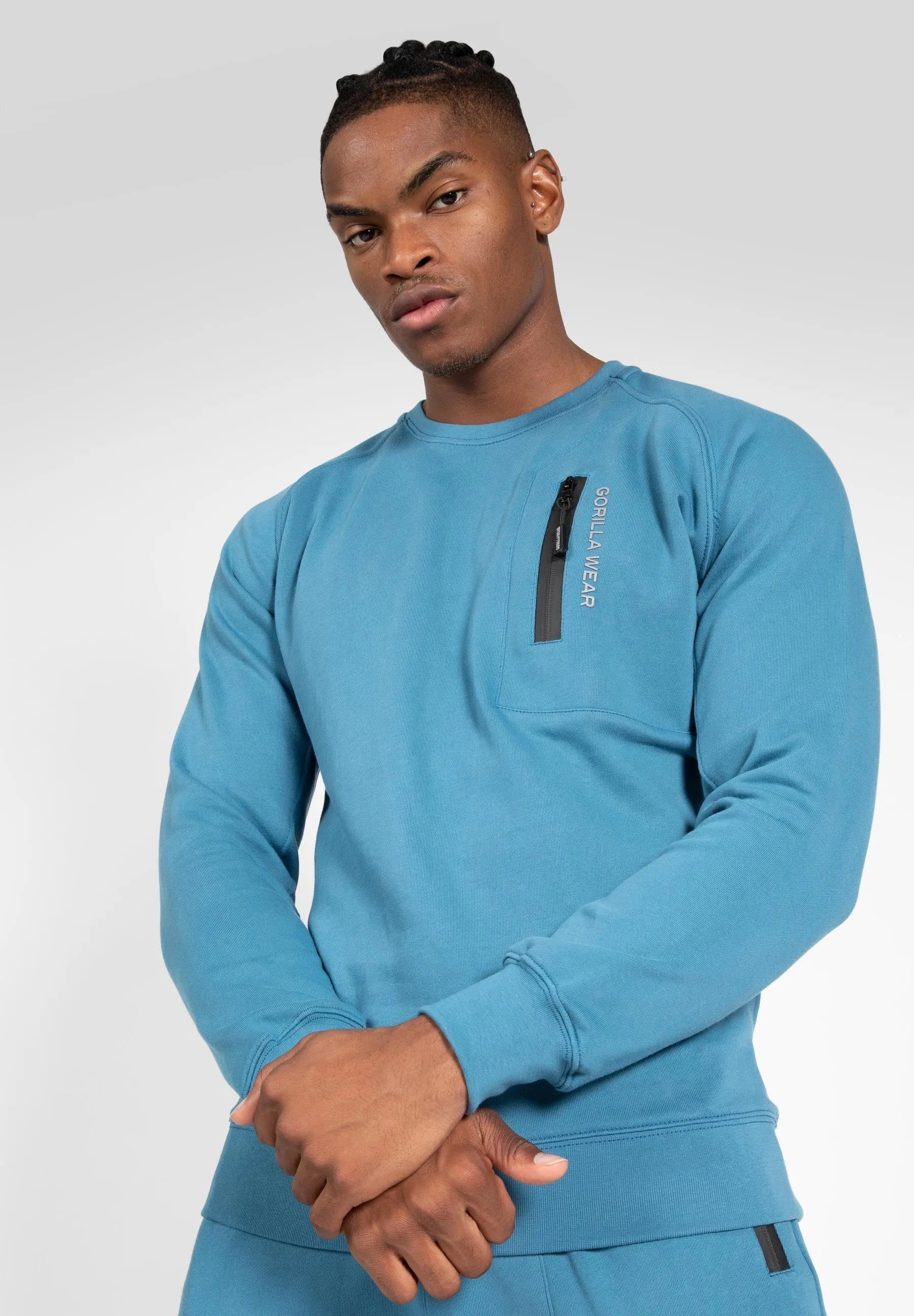 Gorilla Wear Newark sweatshirt/træningstrøje, blå