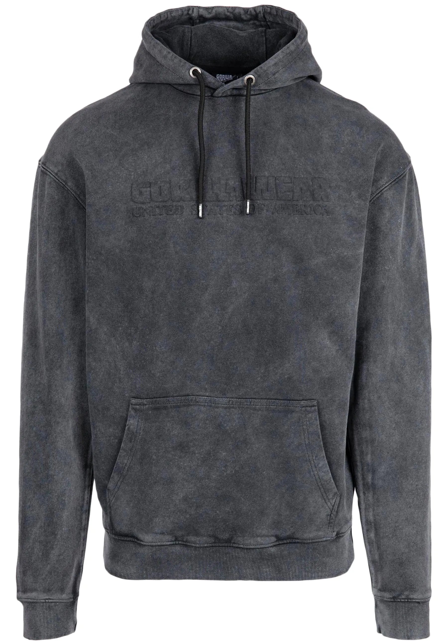 Gorilla Wear Crowley Oversized Men's Hoodie, washed grey