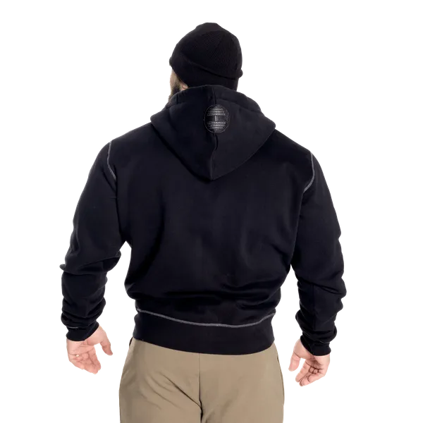 Better Bodies Graphic Zip Hoodie, Black