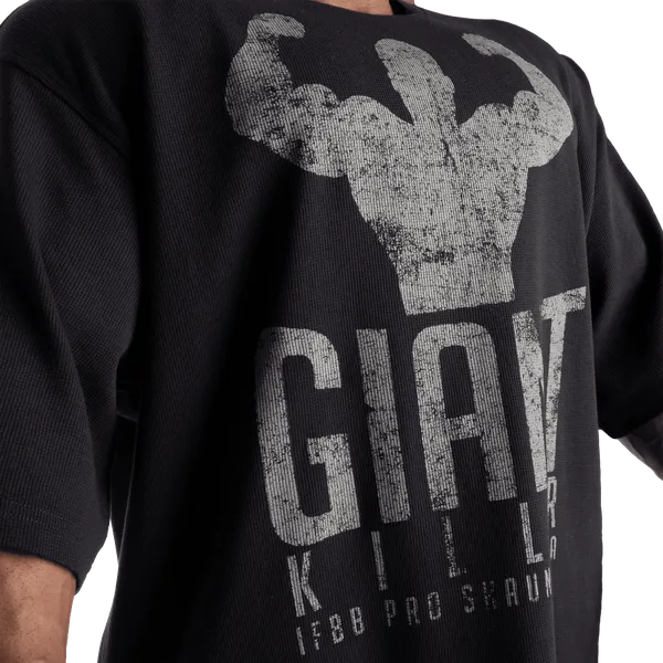 Gasp Giant Killer Iron T-shirt, Asfalt