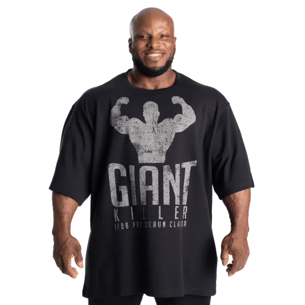 Gasp Giant Killer Iron T-shirt, Asfalt