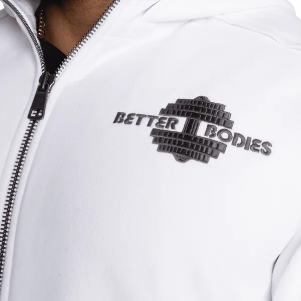 Better Bodies Pro BB Zip Hoodie, White
