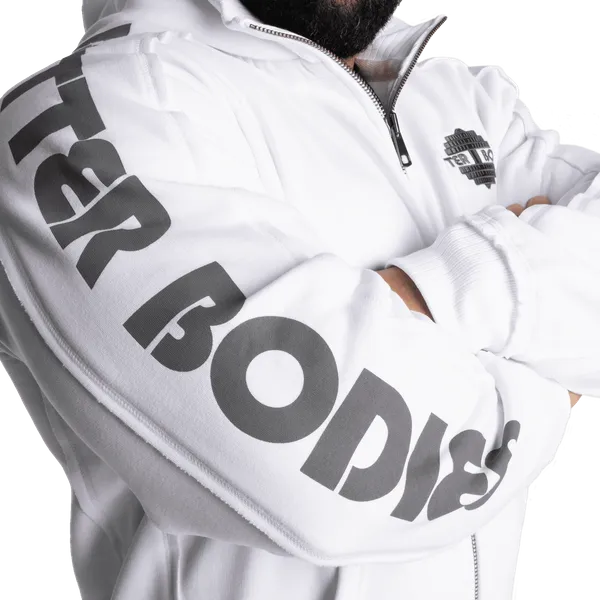 Better Bodies Pro BB Zip Hoodie, White