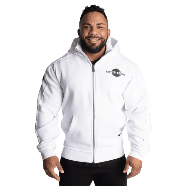 Better Bodies Pro BB Zip Hoodie, White