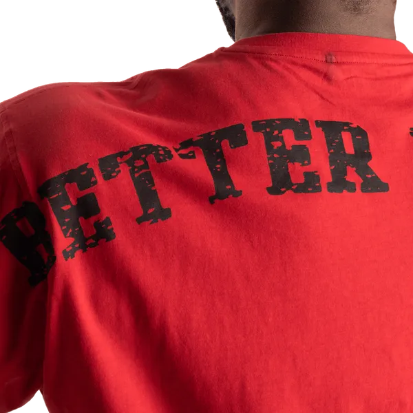 Better Bodies Union original T-shirt Chili Rød, Chili Rød