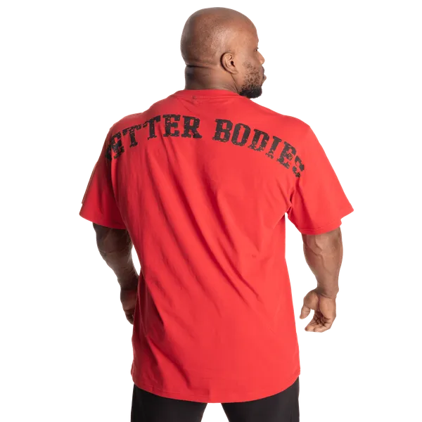 Better Bodies Union original T-shirt Chili Rød, Chili Rød