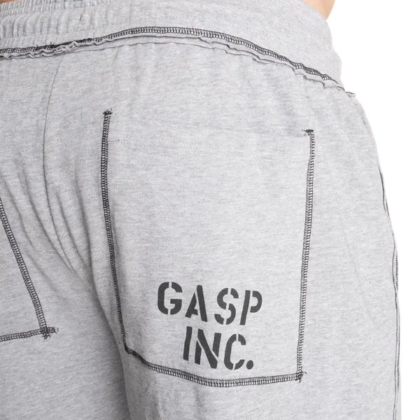 Gasp Division sweatpant/Träningsbyxor, Light Grey Melange