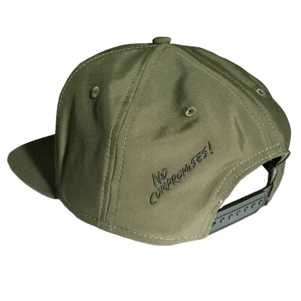 Better Bodies Flatbill Cap, Washed Green