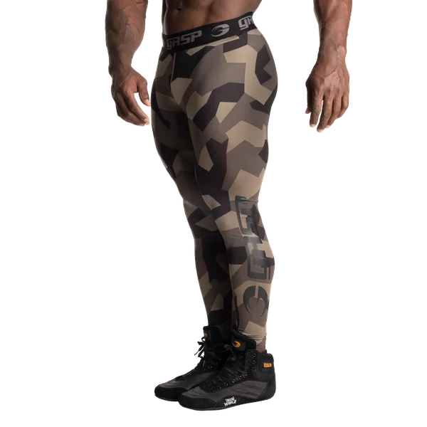 Gasp Core tights, Grøn Stealth Camo