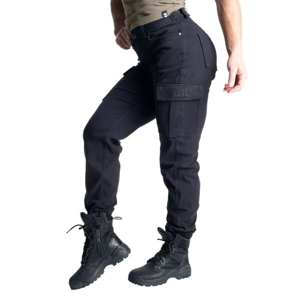 Better Bodies Cargo pants, Black