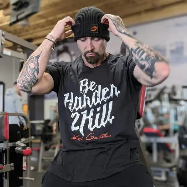 Gasp Harder To Kill T-shirt, Sort