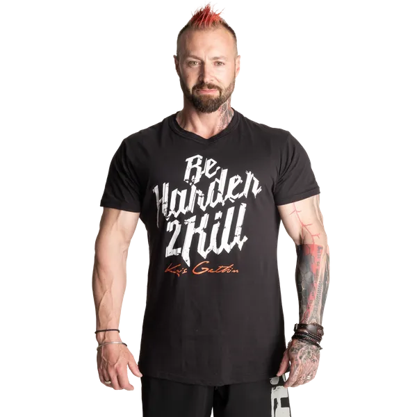 Gasp Harder To Kill T-shirt, Sort