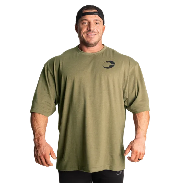 Gasp Division Iron T-shirt, Army Green Melange