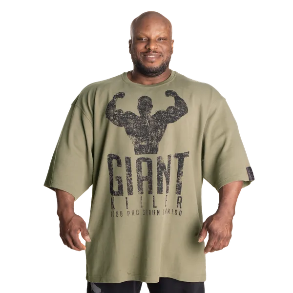 Gasp Giant Killer Iron T-shirt, Vasket Grøn
