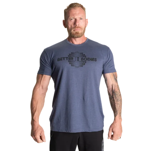 Better Bodies Recruit T-shirt, Himmelblå Melange