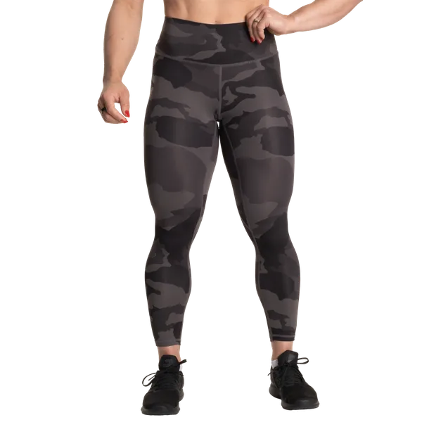 Better Bodies Core leggings/Träningstights, Charcoal Camo