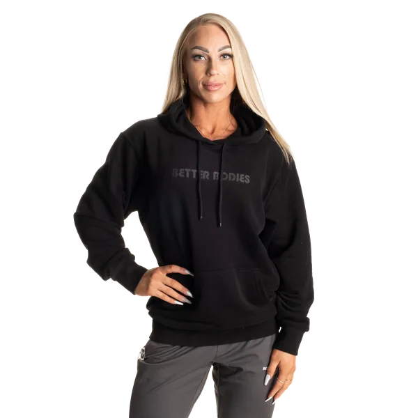 Better Bodies Logo Hoodie V2, Black