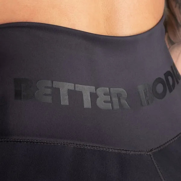 Better Bodies Højtaljede leggings/Træningstights, Mørkegrå grunge